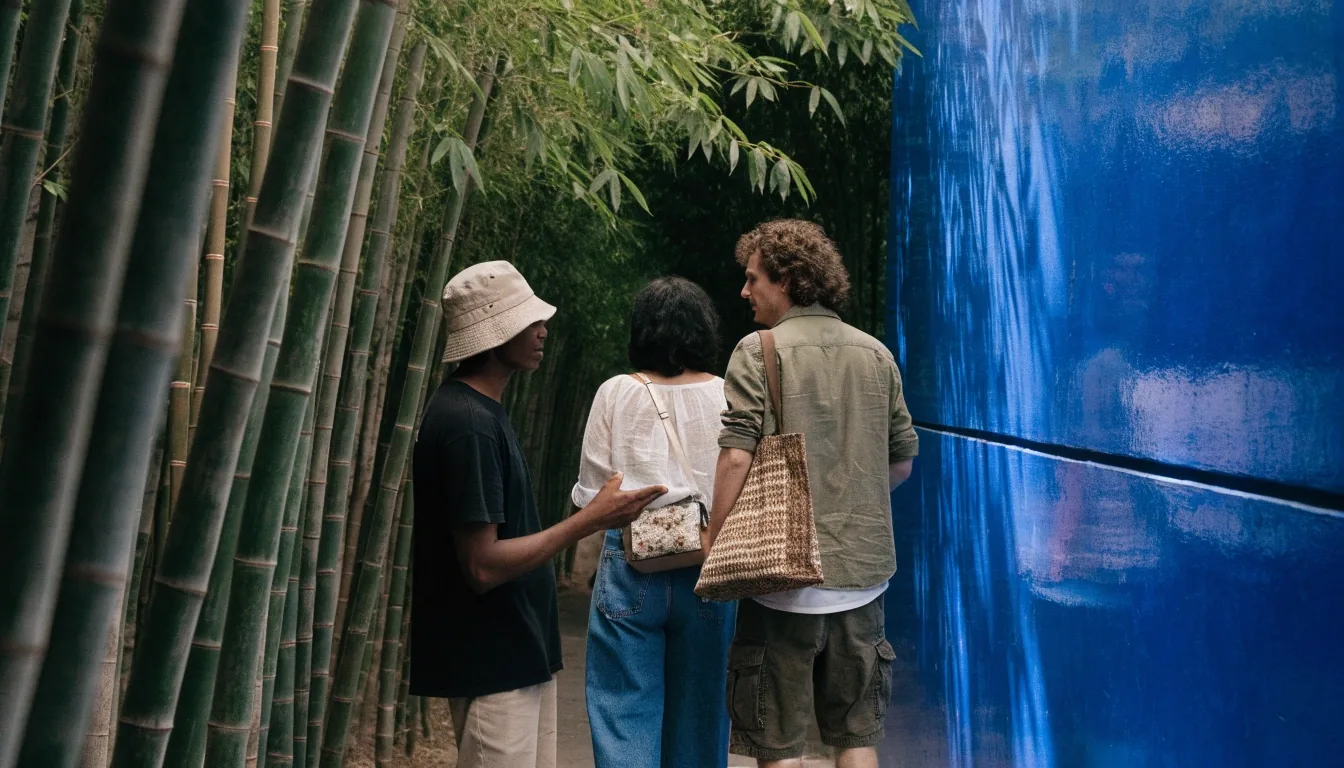 Allée de bambous du jardin Majorelle